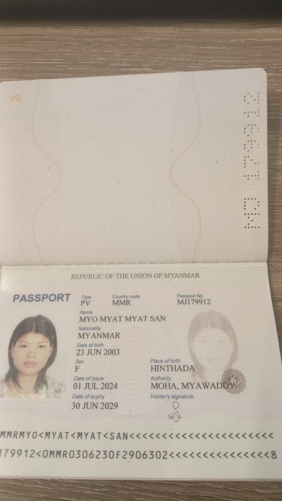 MYO MYAT MYAT SAN