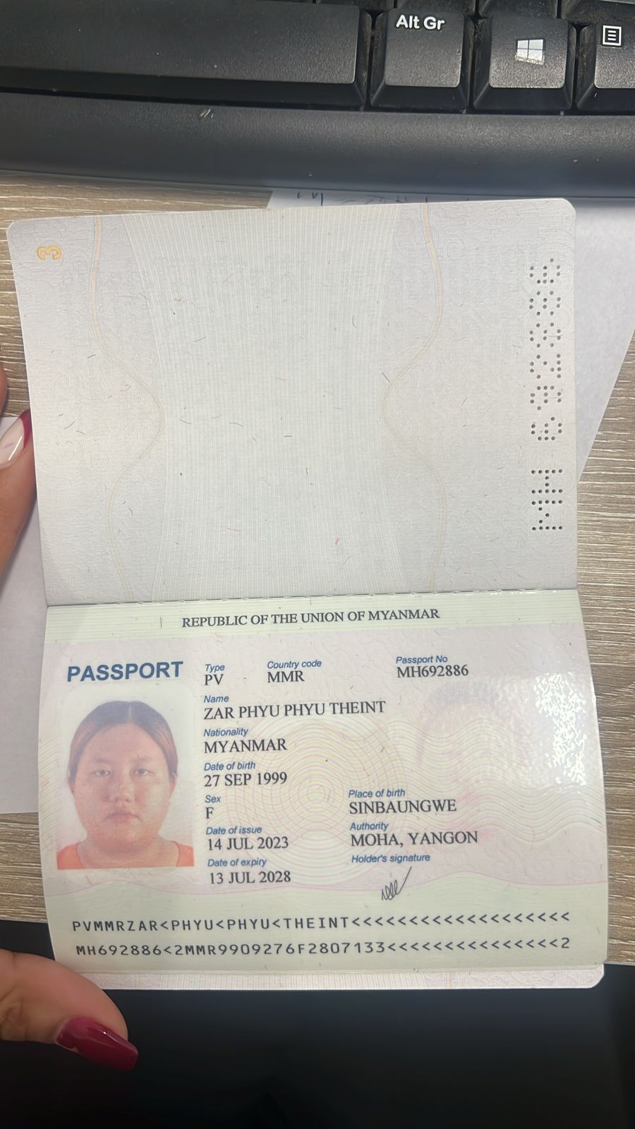 ZAR PHYU PHYU THEINT