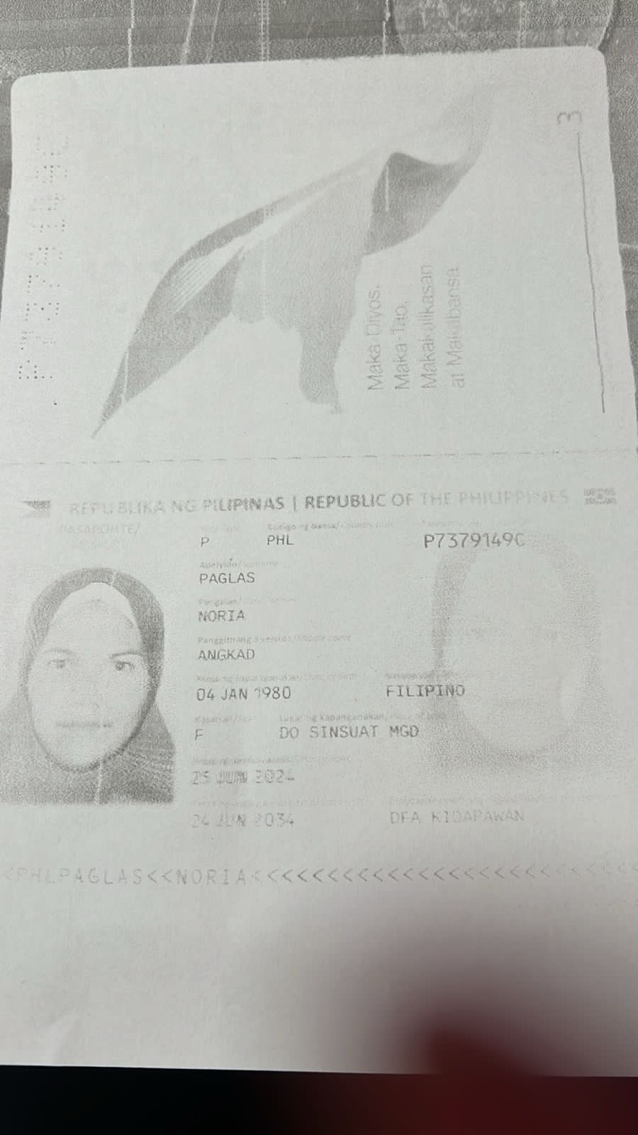 NORIA ANGKAD PAGLAS