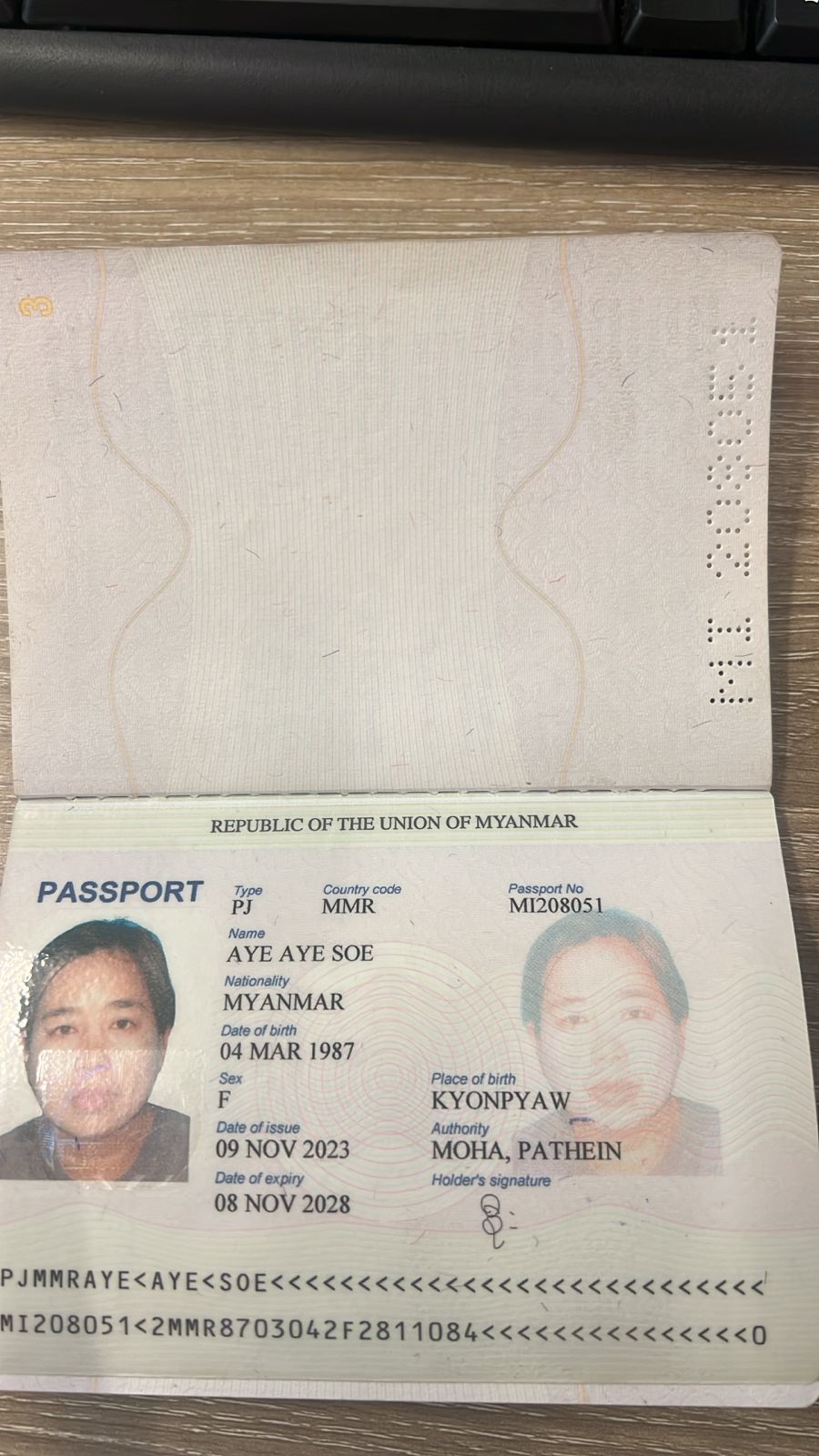 AYE AYE SOE