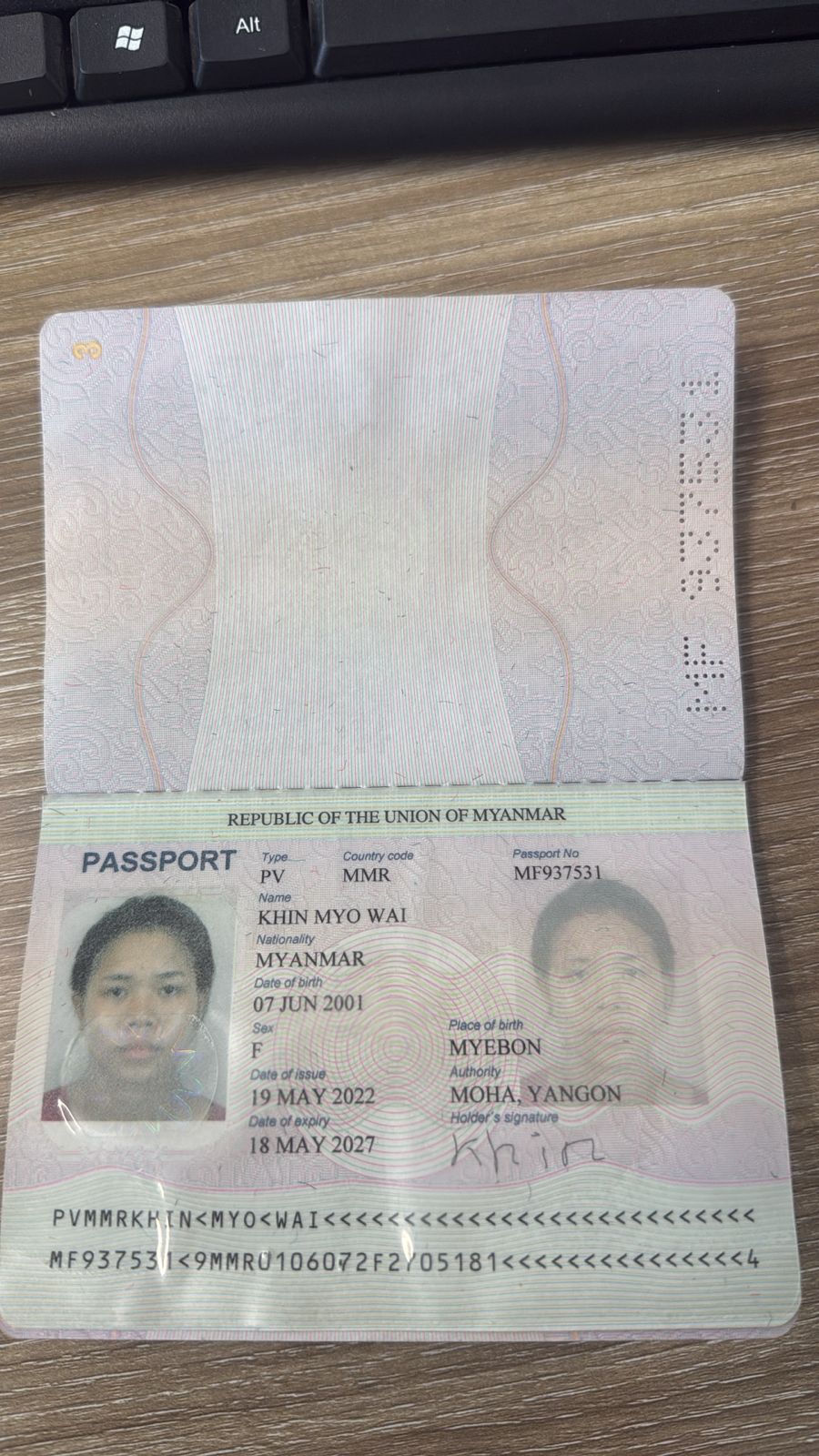 KHIN MYO WAI