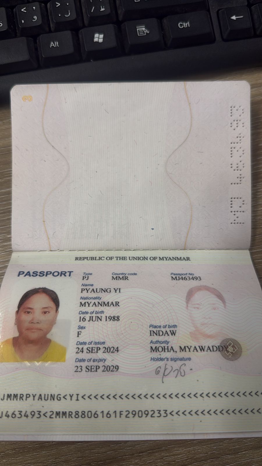 PYAUNG YI