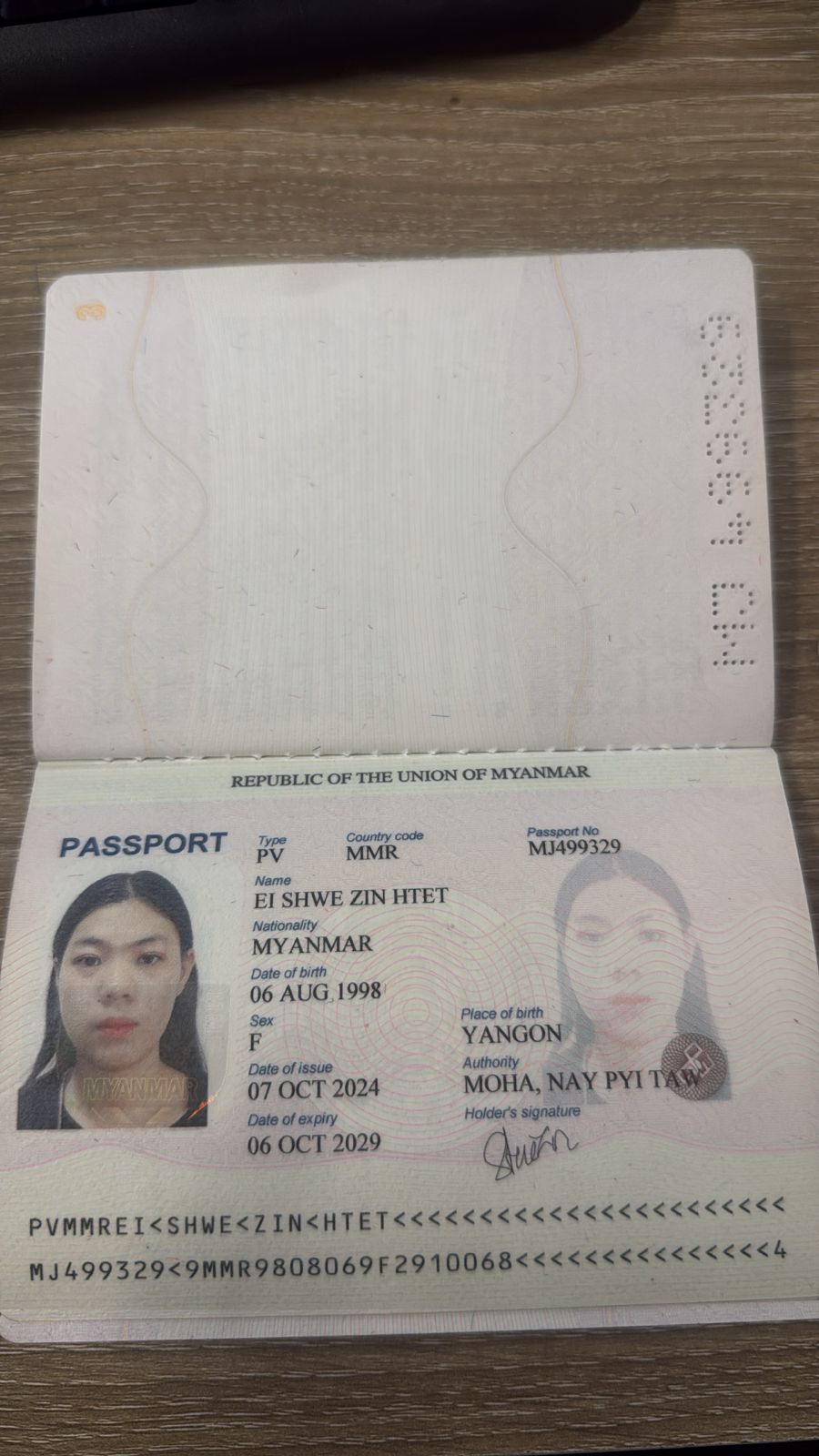 EI SHWE ZIN HTET
