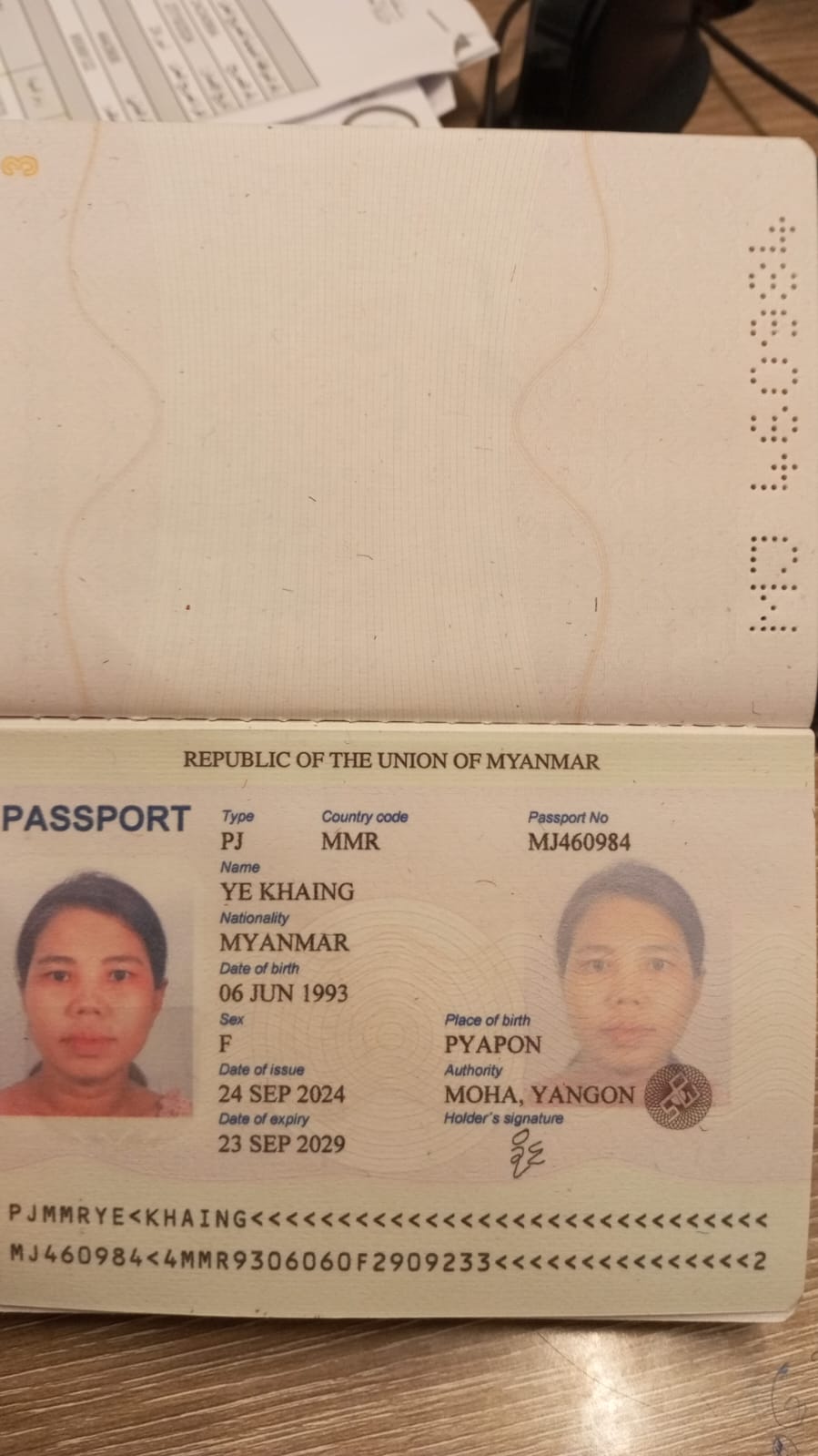 YE KHAING