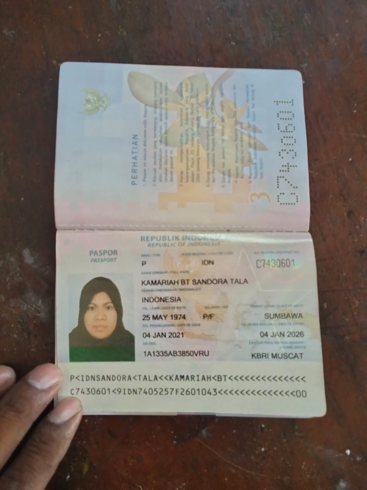 KAMARIAH BT SANDORA TALA